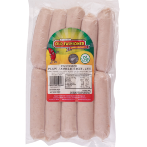 OFSG Plain Lamb Precooked Sausages 1KG