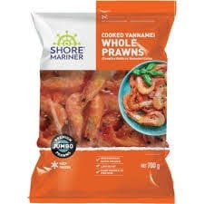 Shore Mariner Frozen Whole Prawns 700g