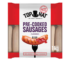 Top Hat 1Kg Pre Cooked Sausages