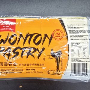 CHOICE Wonton Pastry 550G