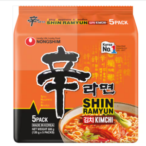 Nongshim Noodles Kim Chi 120Gx5Packs